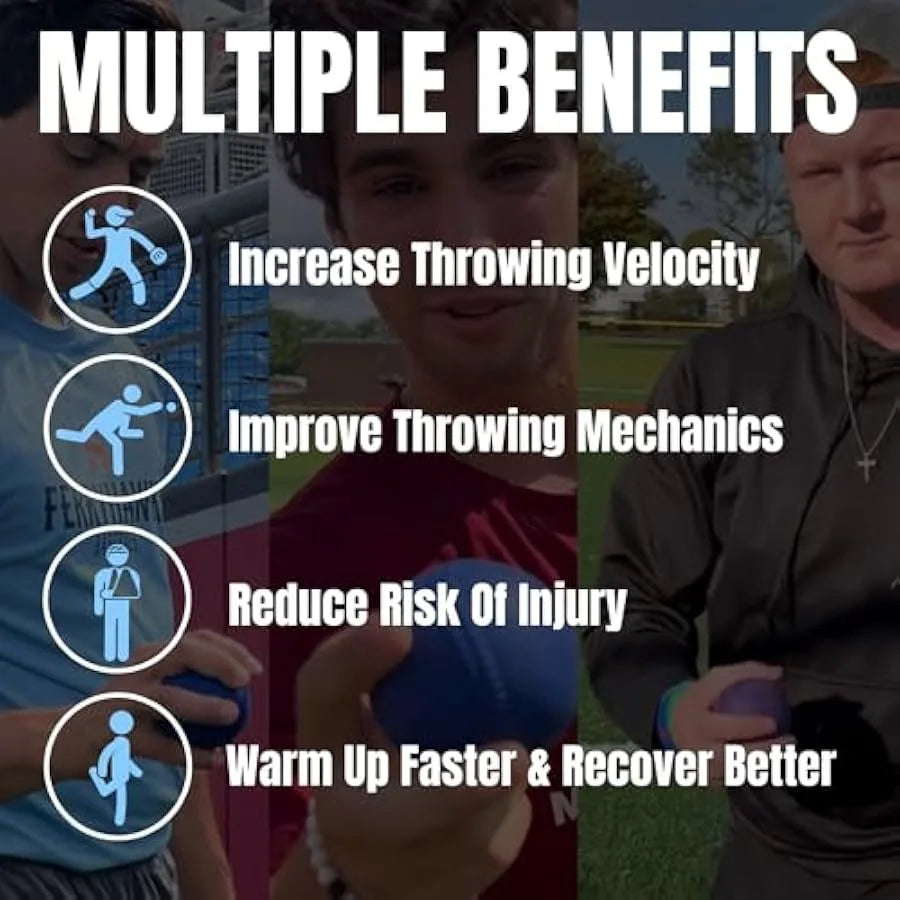 Soft Shell Weighted Baseballs – Pitching & Velocity Training Balls (3.5–32oz)