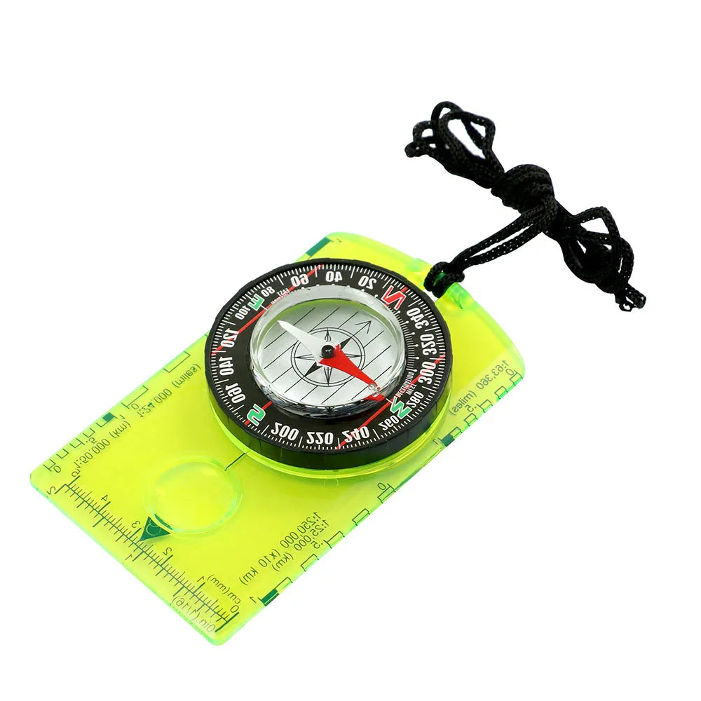 Waterproof Orienteering Baseplate Compass for Hiking and Navigation