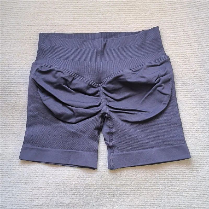 Women’s Scrunch Butt Gym Shorts – Seamless Biker & Yoga Athletic Shorts