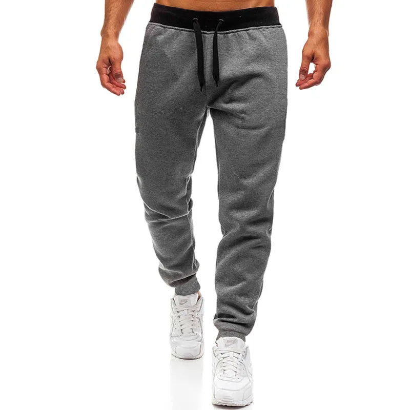 Men’s Athletic Training Joggers Loose Fit Fleece Sweatpants