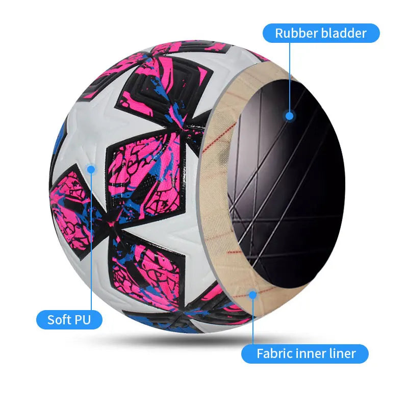 Professional Soccer Ball – Seamless Outdoor Training & Match Football (Size 4 & 5)