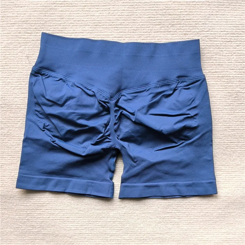Women’s Scrunch Butt Gym Shorts – Seamless Biker & Yoga Athletic Shorts