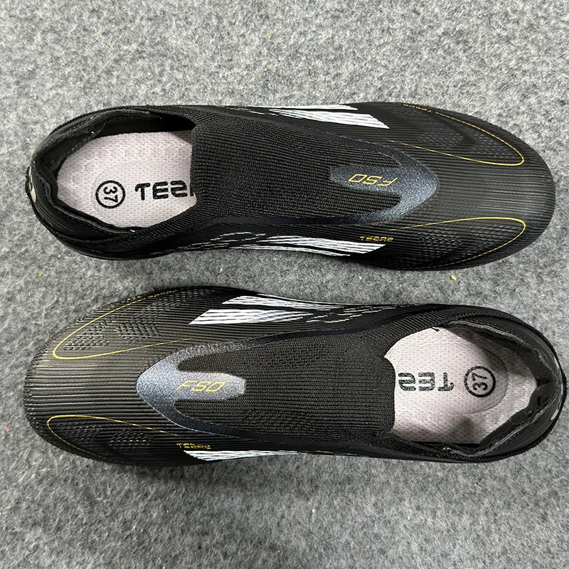 Men’s Soccer Shoes – Studded Indoor & Field Football Cleats, Non-Slip