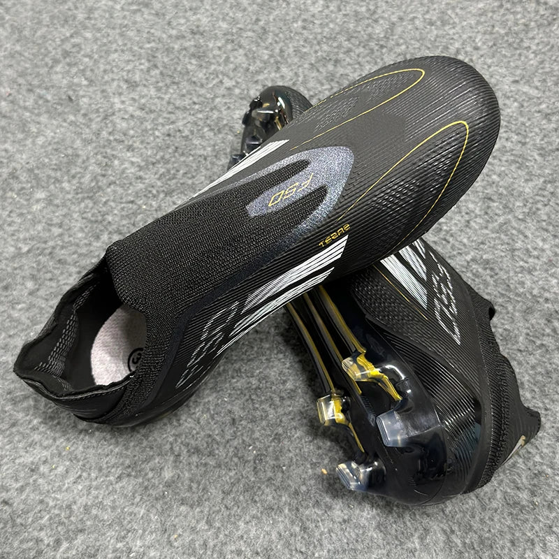 Men’s Soccer Shoes – Studded Indoor & Field Football Cleats, Non-Slip