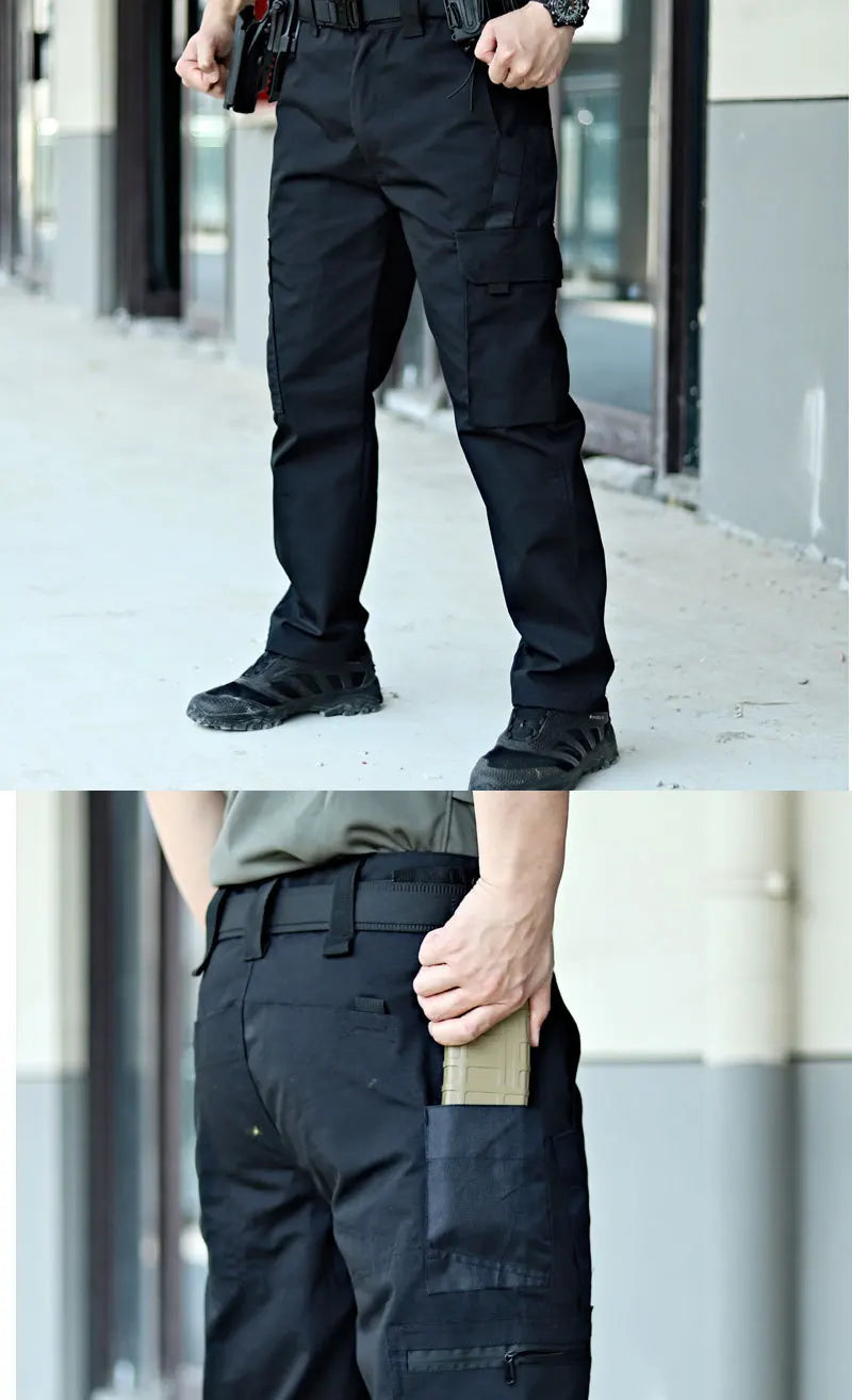 Men’s Tactical Cargo Work Pants Waterproof Outdoor Trousers