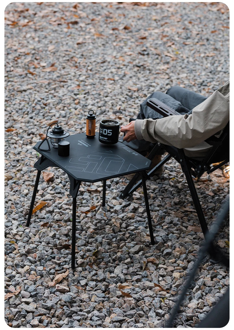 ShineTrip 05 Ultralight Camping Table – Folding Dual-Purpose Portable Table