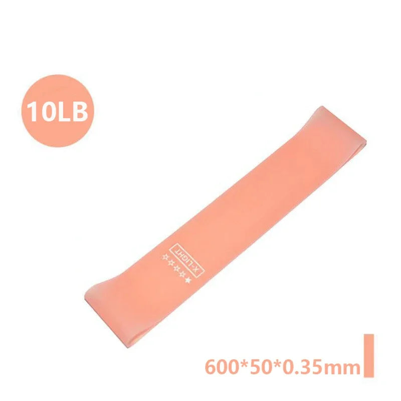 Portable Resistance Bands – Rubber Elastic Bands for Yoga, Gym & Pilates
