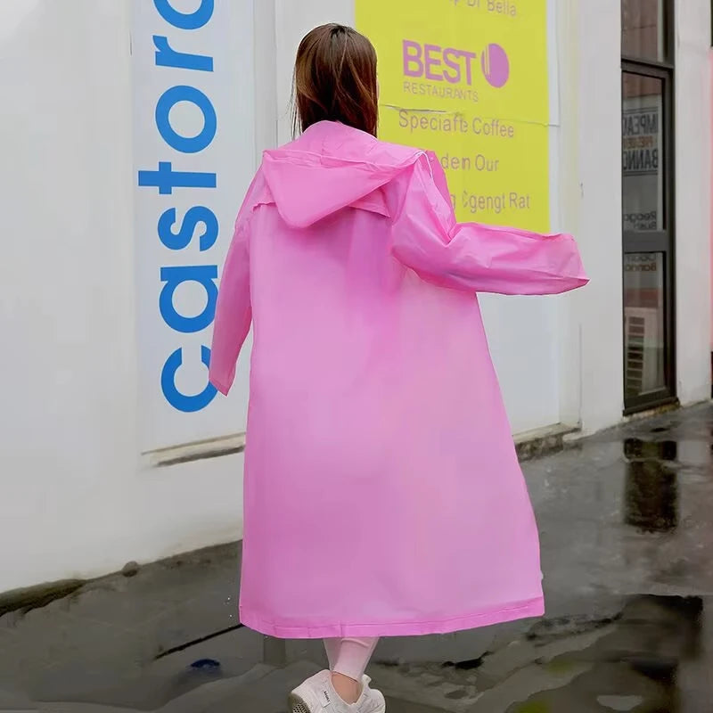 High-Quality EVA Unisex Waterproof Raincoat 145x68CM