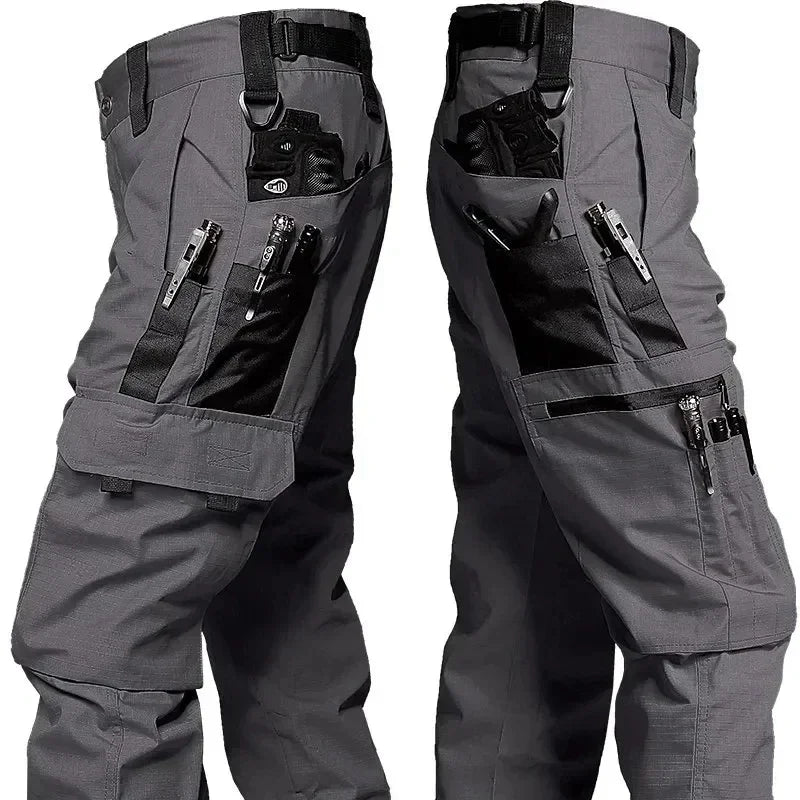 Men’s Tactical Cargo Work Pants Waterproof Outdoor Trousers