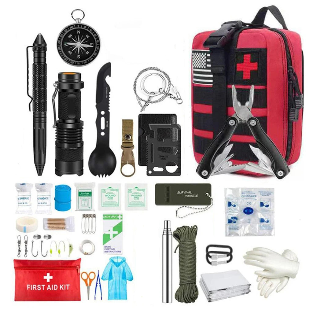 Survival First Aid Kit – Full Molle Emergency & Trauma Bag for Outdoors