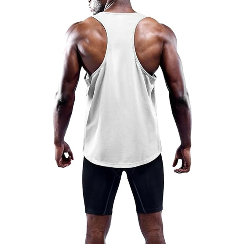Men’s Running Tank Top Quick-Dry Gym Workout Vest