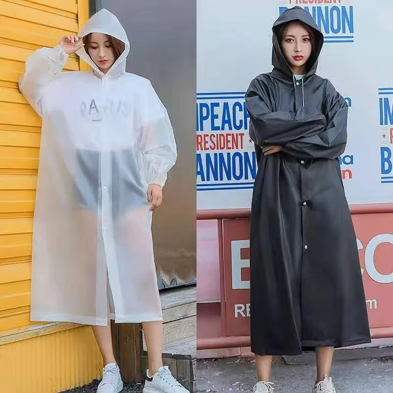 High-Quality EVA Unisex Waterproof Raincoat 145x68CM