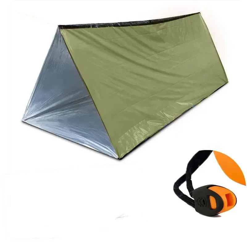 2-Person Emergency Camping Tent Waterproof Travel Shelter
