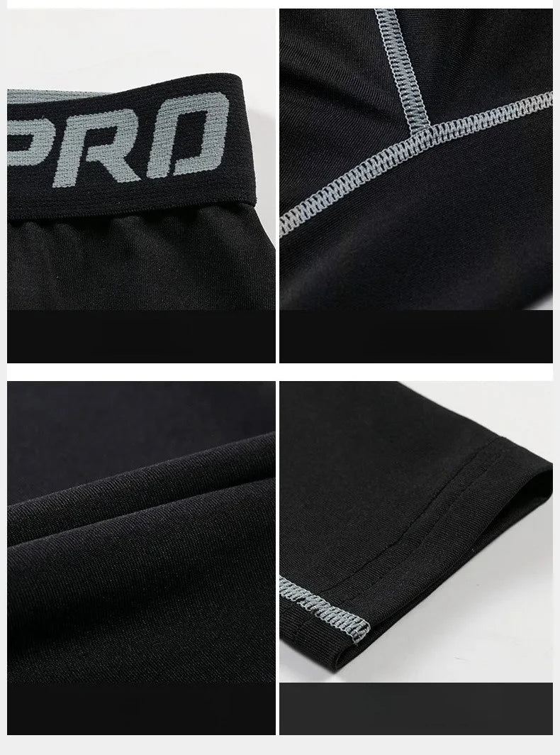 Men’s Warm Compression Leggings Dry Fit Running & Training Pants