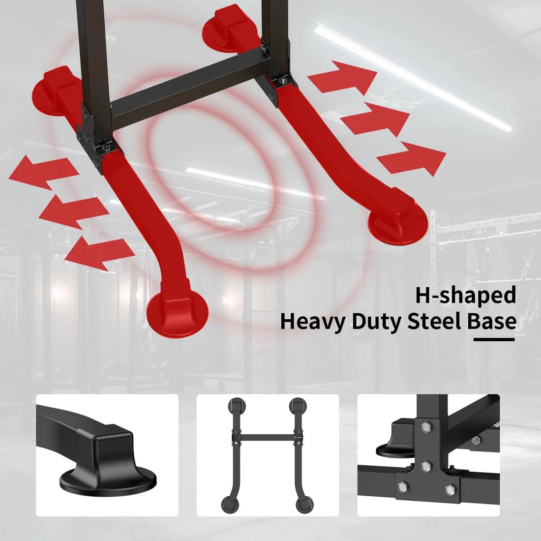 Adjustable Power Tower – Pull-Up, Dip & Chin-Up Station for Home Gym