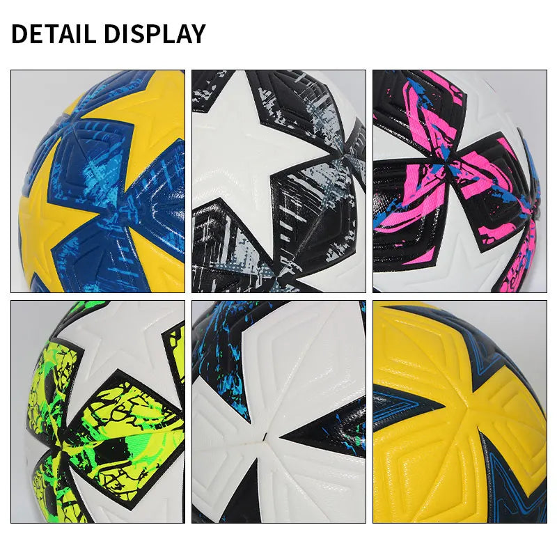 Professional Soccer Ball – Seamless Outdoor Training & Match Football (Size 4 & 5)