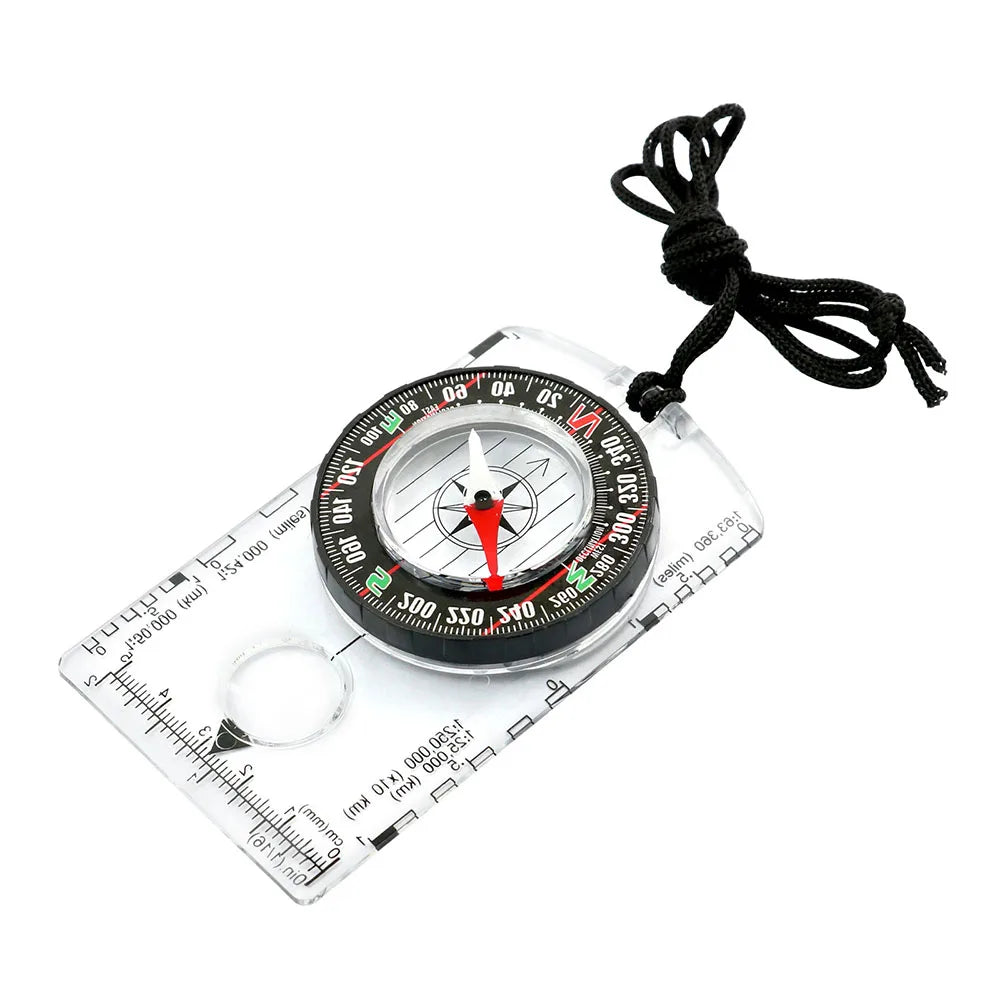 Waterproof Orienteering Baseplate Compass for Hiking and Navigation