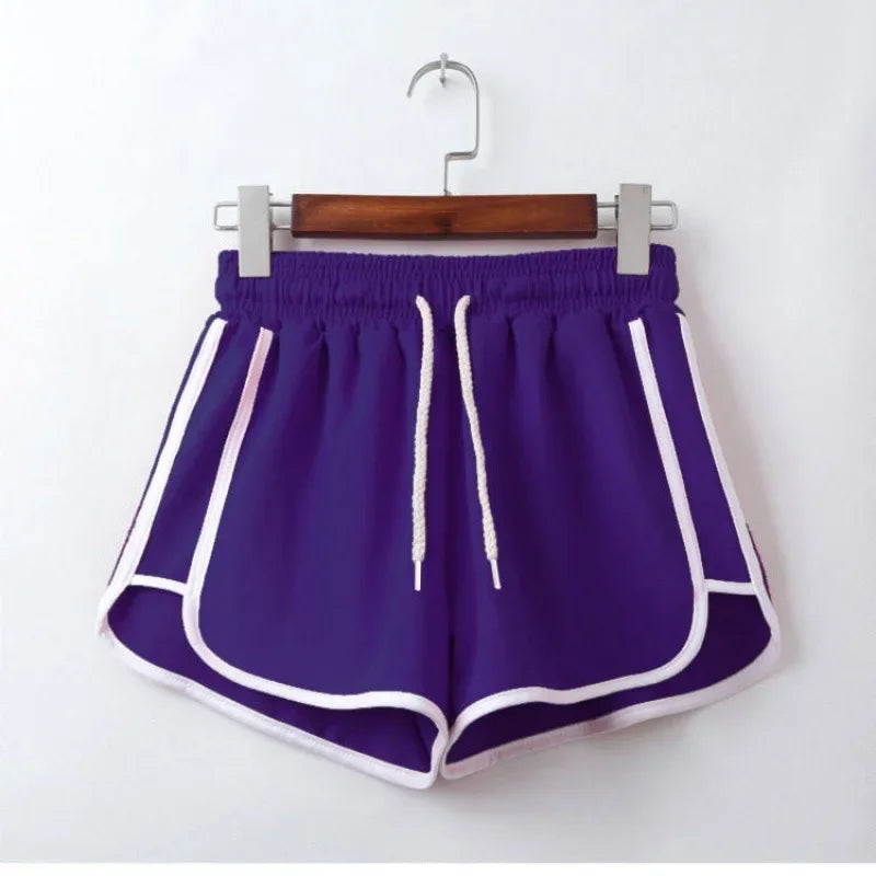Women’s Yoga Shorts Loose Mid-Waist Breathable Wide-Leg