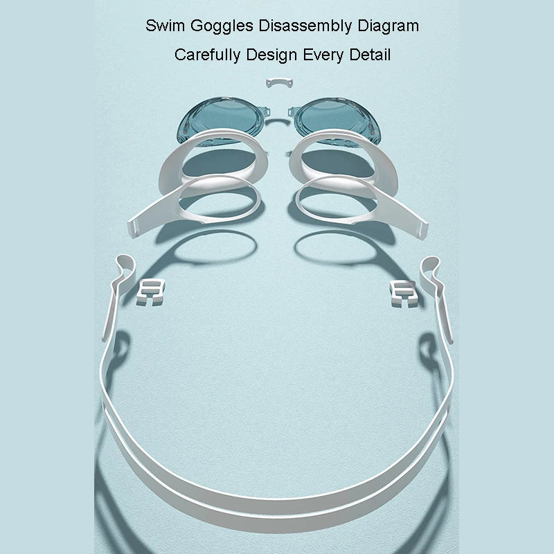 Adult/Youth Swimming Goggles Anti-Fog UV Waterproof Swim Glasses