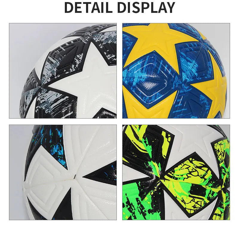 Professional Soccer Ball – Seamless Outdoor Training & Match Football (Size 4 & 5)