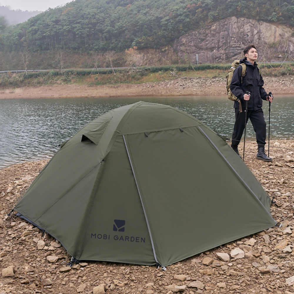 MOBI GARDEN Camping Tent – Waterproof, Sun-Protected & Easy Setup