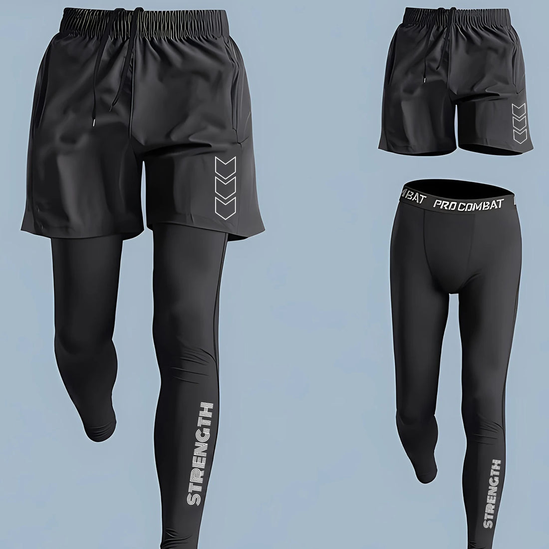 Men’s Quick-Dry Compression Running & Training Pants