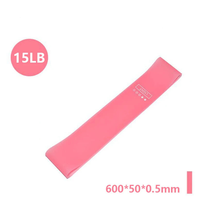 Portable Resistance Bands – Rubber Elastic Bands for Yoga, Gym & Pilates