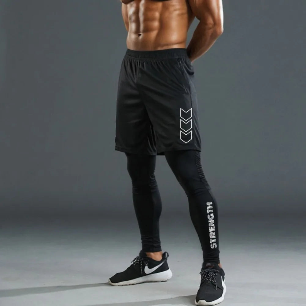 Men’s Quick-Dry Compression Running & Training Pants