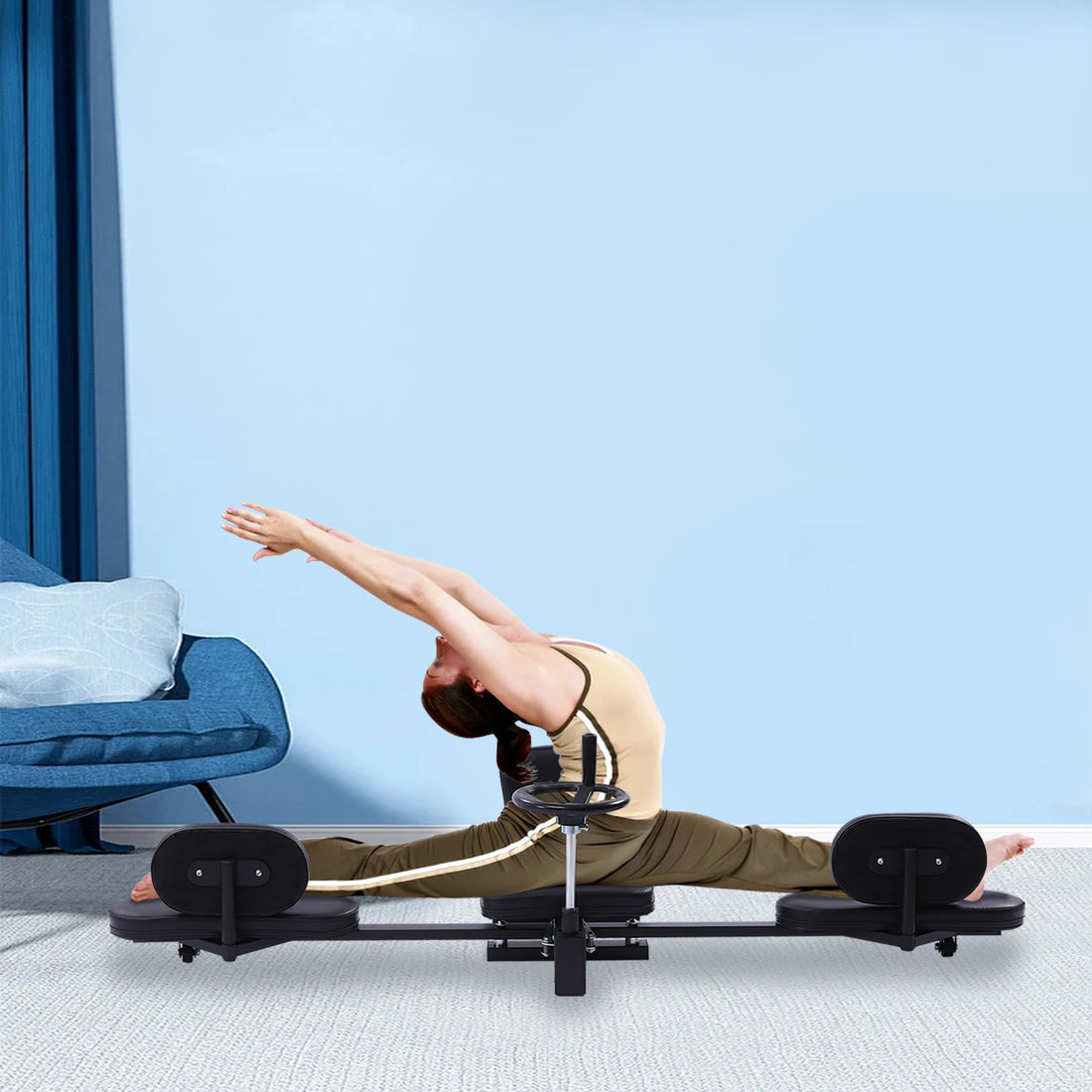 Heavy Duty Leg Stretcher – Flexibility & Split Training Equipment