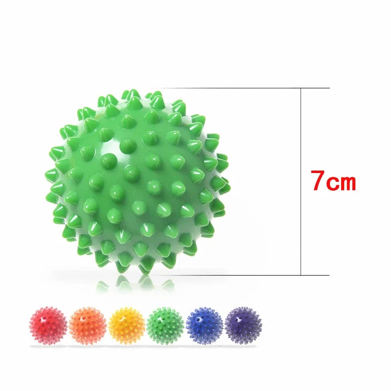 7cm PVC Spiked Massage Ball for Fitness & Physiotherapy