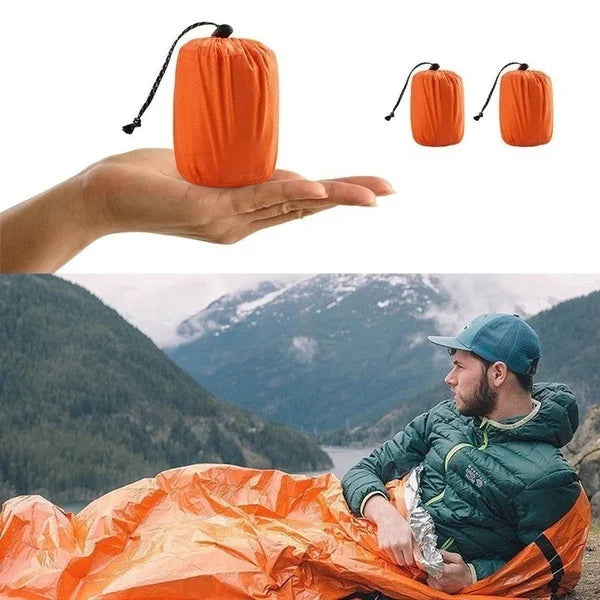 Portable Waterproof Emergency Survival Sleeping Bag Mylar Thermal Sack