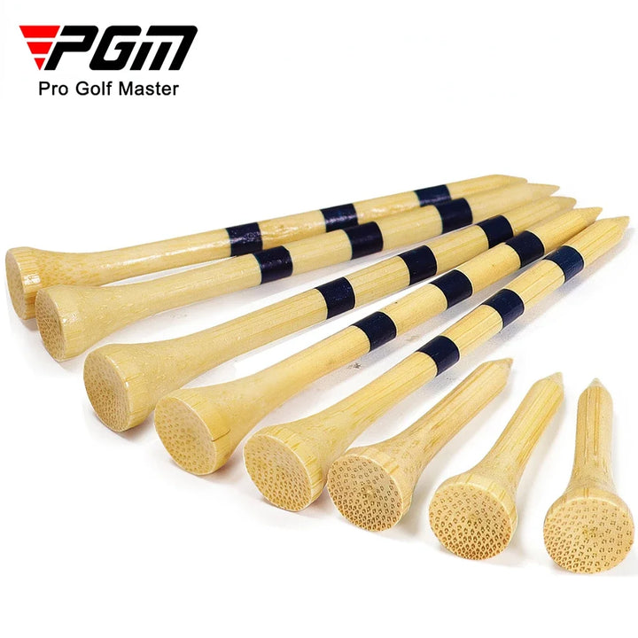 PGM 50pcs Durable Bamboo Golf Tees