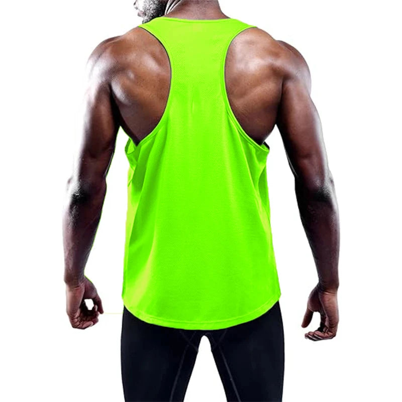 Men’s Running Tank Top Quick-Dry Gym Workout Vest