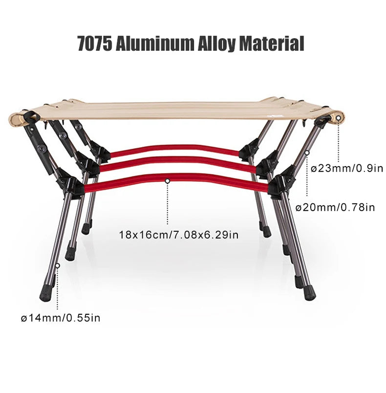 WESTTUNE Portable Camping Cot – Ultralight Folding Bed for Hiking & Travel