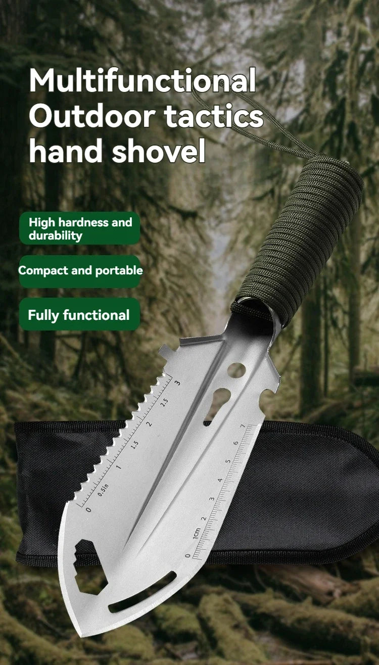 Portable Multifunctional Camping Shovel – Survival, Hiking & Garden Tool