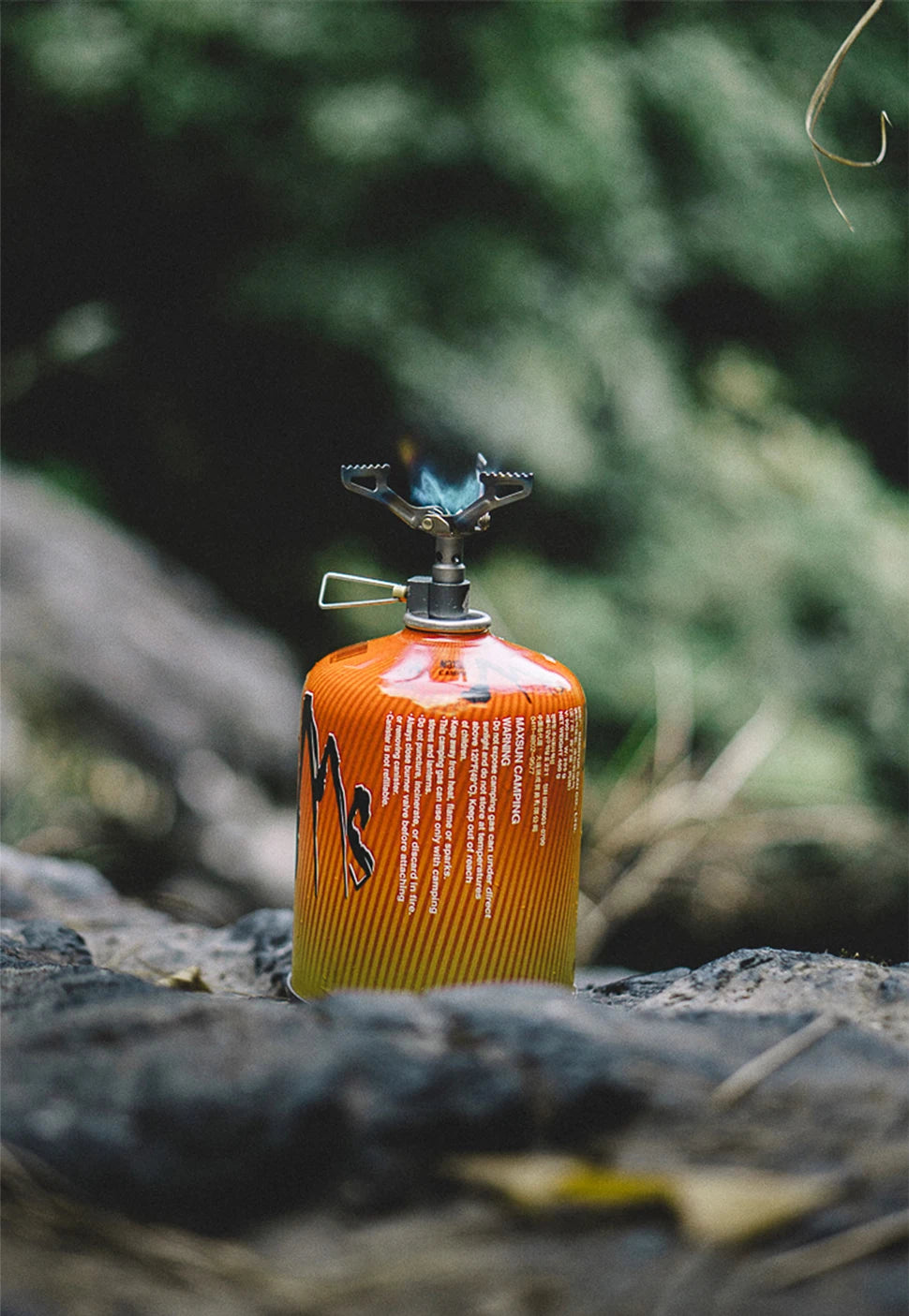 BRS-3000T Ultralight Titanium Camping Stove – 25g Mini Gas Burner