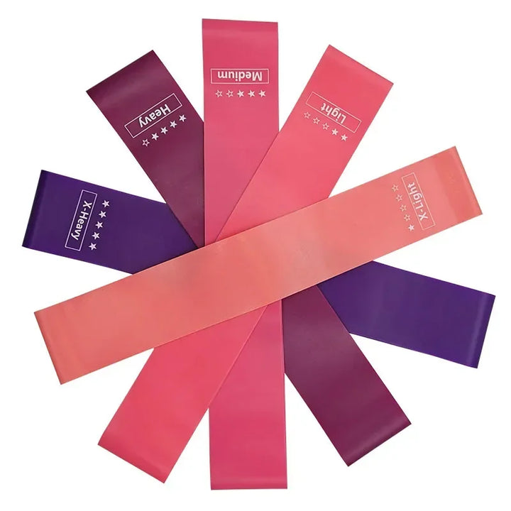 Portable Resistance Bands – Rubber Elastic Bands for Yoga, Gym & Pilates