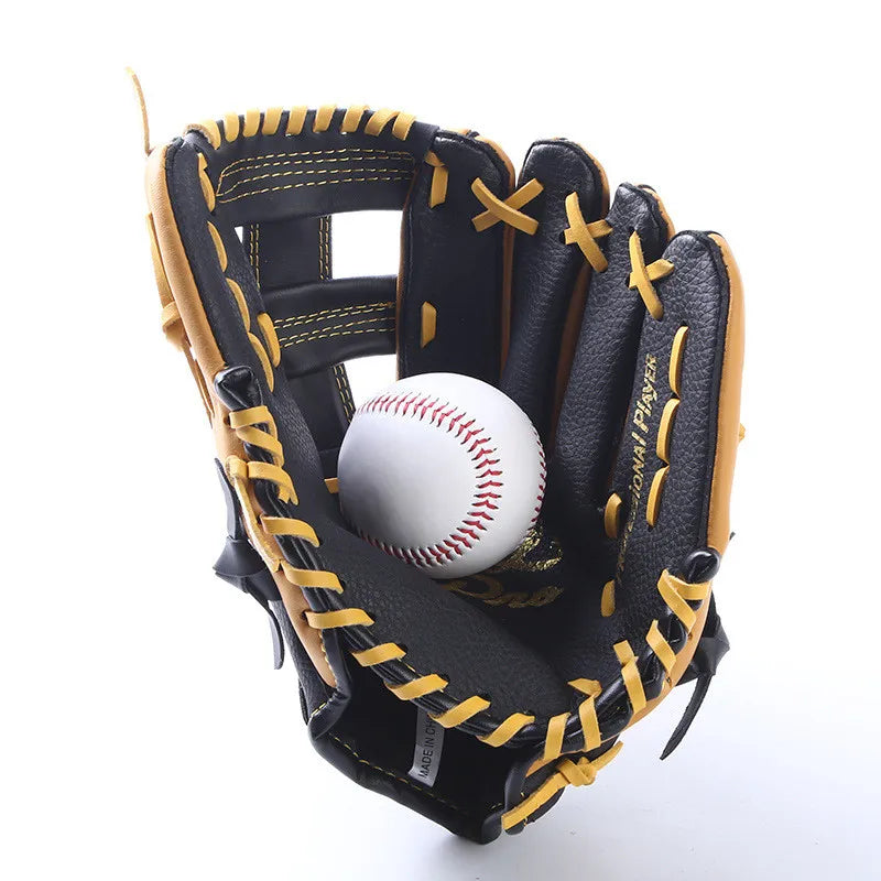 Professional Baseball Gloves – Genuine Leather Mitts for Youth & Adults (11.5–12.5")