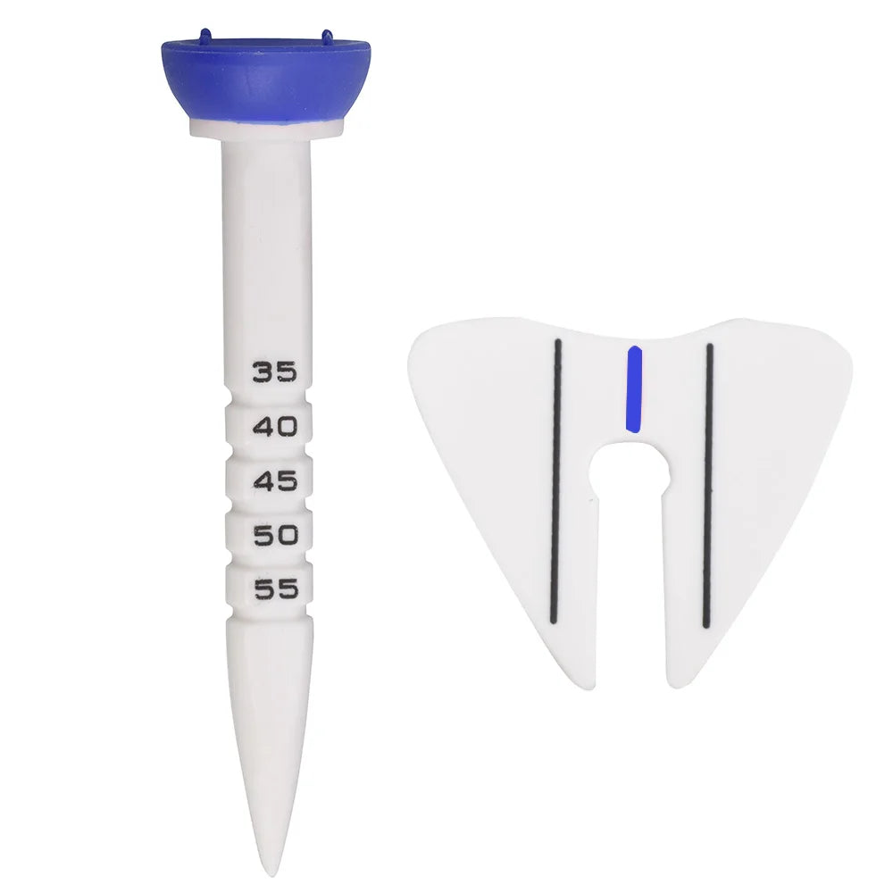 4pcs Adjustable-Height Golf Tees 33–55mm Training Accessories