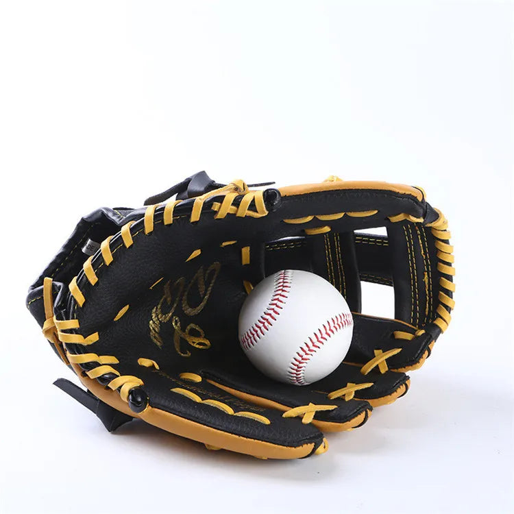 Professional Baseball Gloves – Genuine Leather Mitts for Youth & Adults (11.5–12.5")