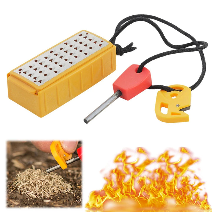 Tinder Maker & Fire Starter – Lightweight Stainless Steel Survival Tool