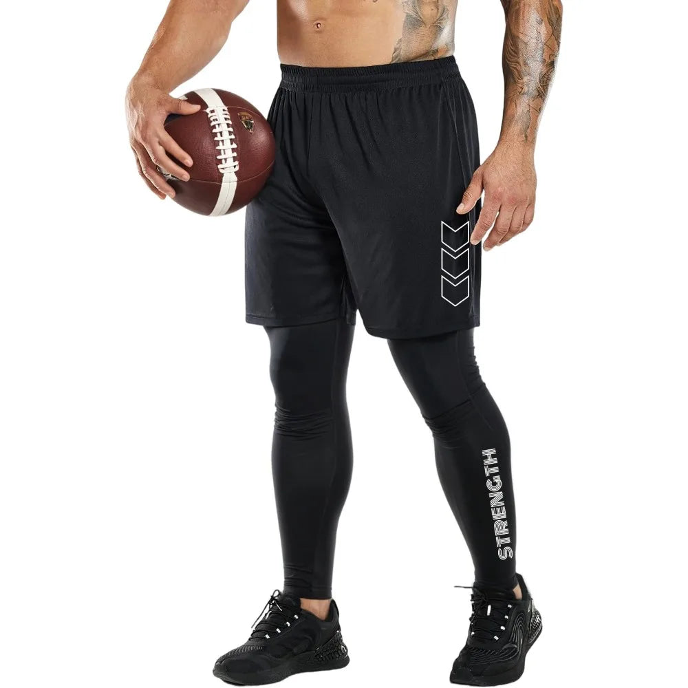 Men’s Quick-Dry Compression Running & Training Pants