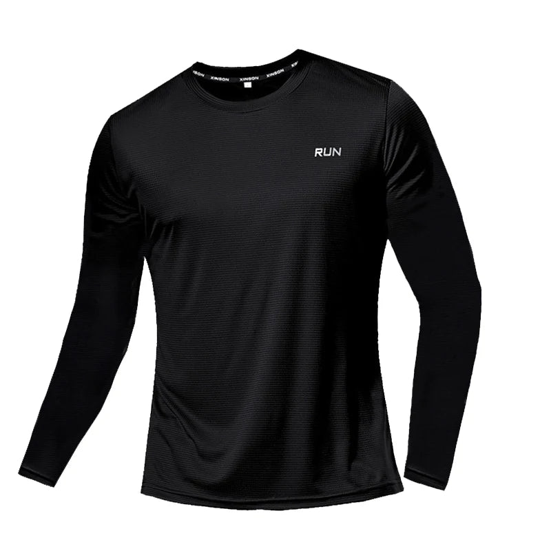 Men’s Ice Silk Long Sleeve Quick-Dry Sun Protection Shirt