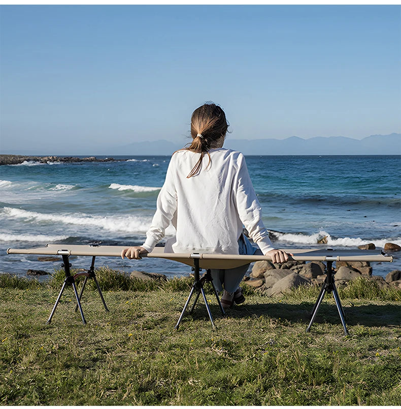 WESTTUNE Portable Camping Cot – Ultralight Folding Bed for Hiking & Travel