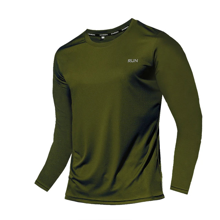 Men’s Ice Silk Long Sleeve Quick-Dry Sun Protection Shirt