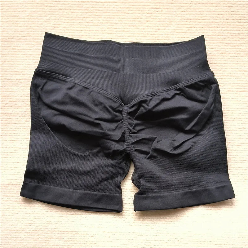 Women’s Scrunch Butt Gym Shorts – Seamless Biker & Yoga Athletic Shorts