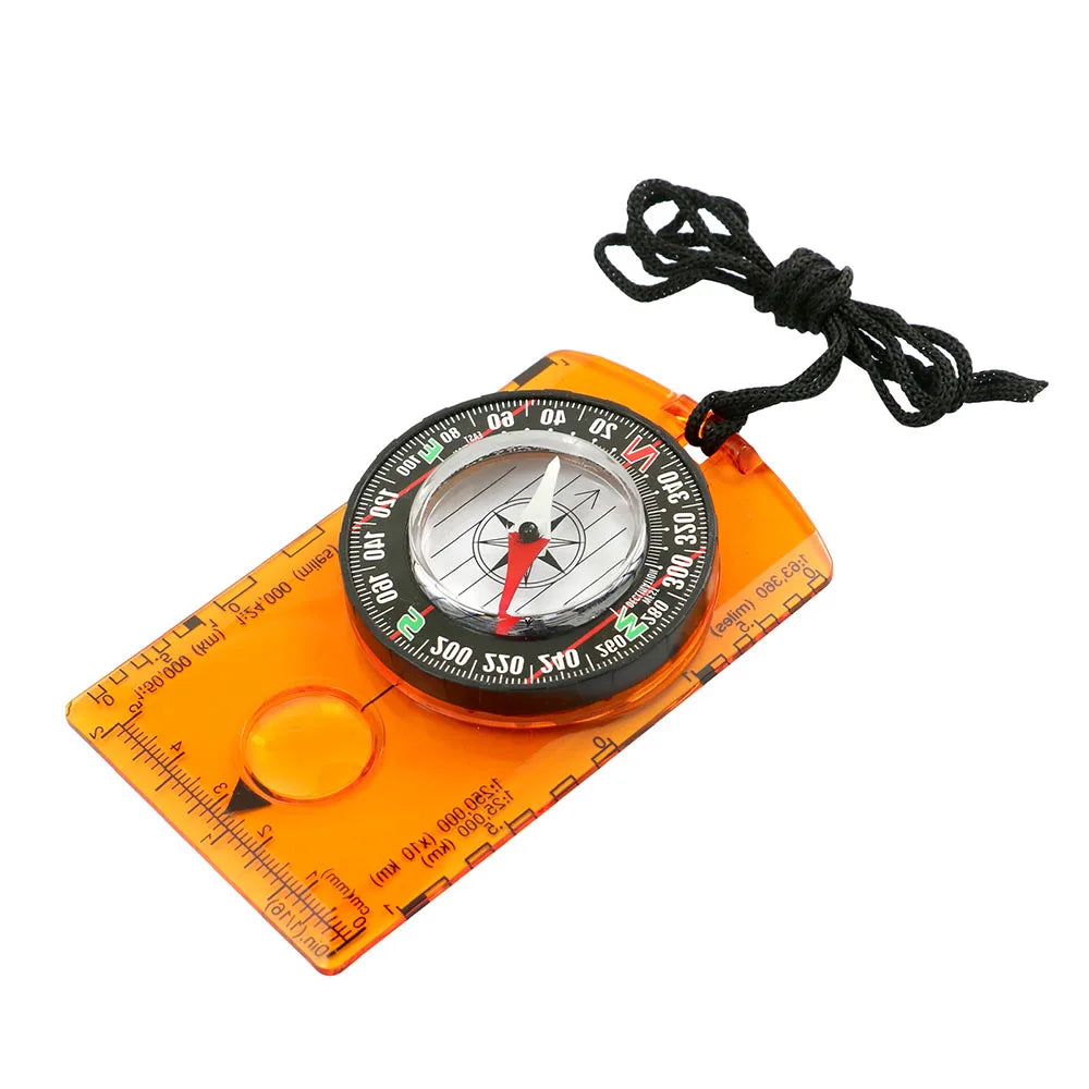 Waterproof Orienteering Baseplate Compass for Hiking and Navigation
